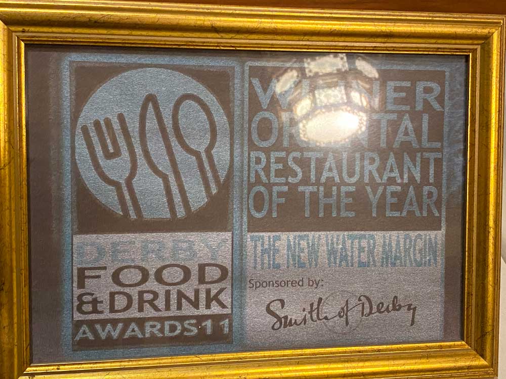“The Oriental Restaurant of the Year, 2011" by Derby Food & Drink Award